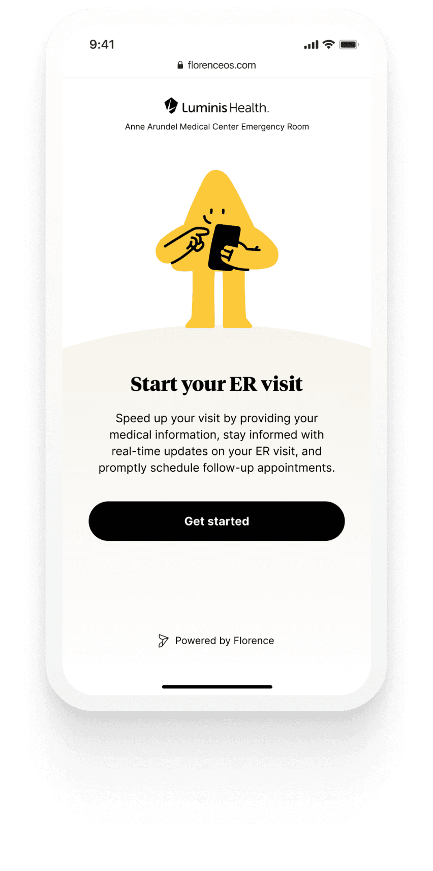 Pre-arrival check-in by SMS. — screen 2