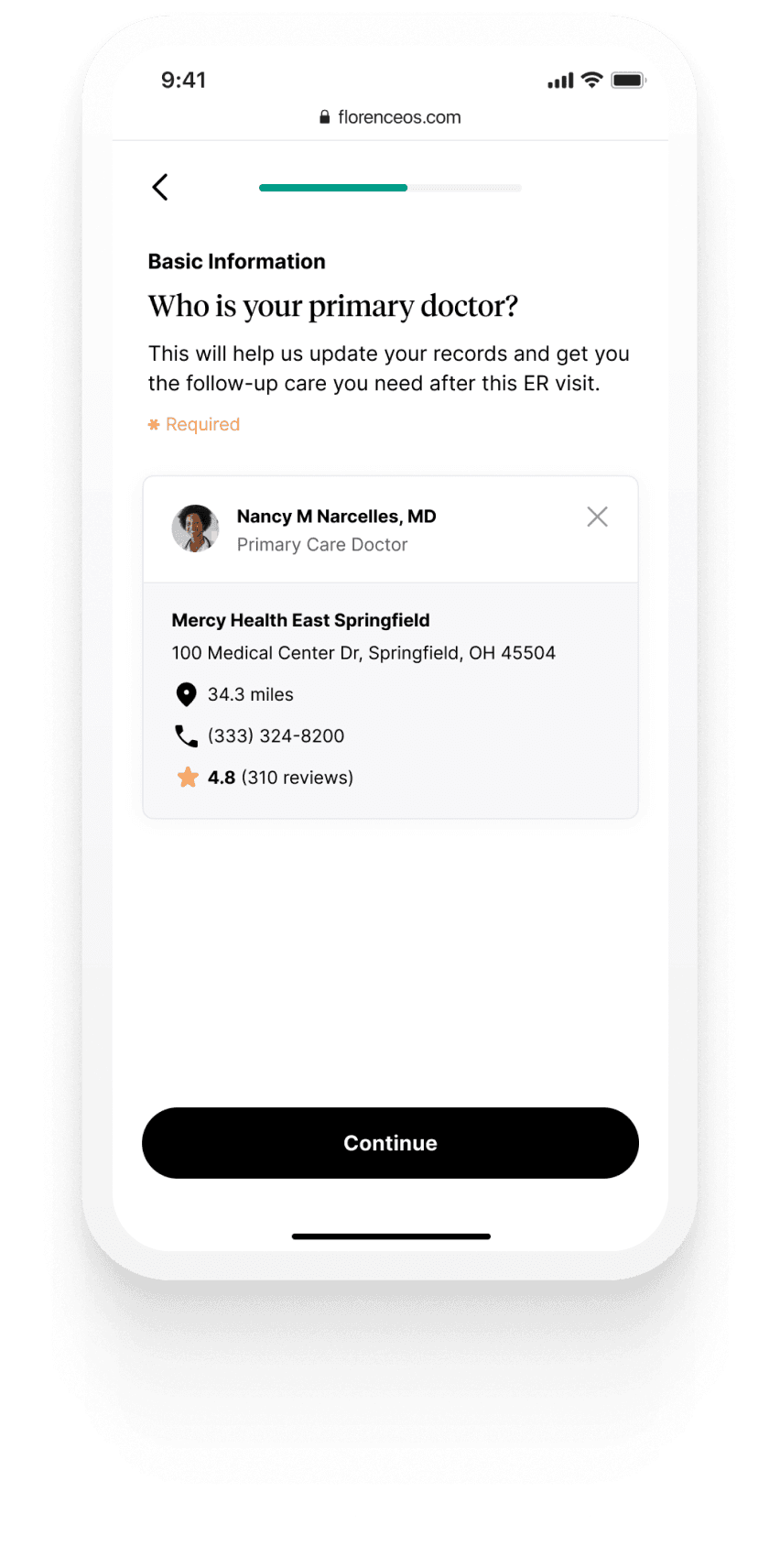 Move context capture to the patient side. — screen 2