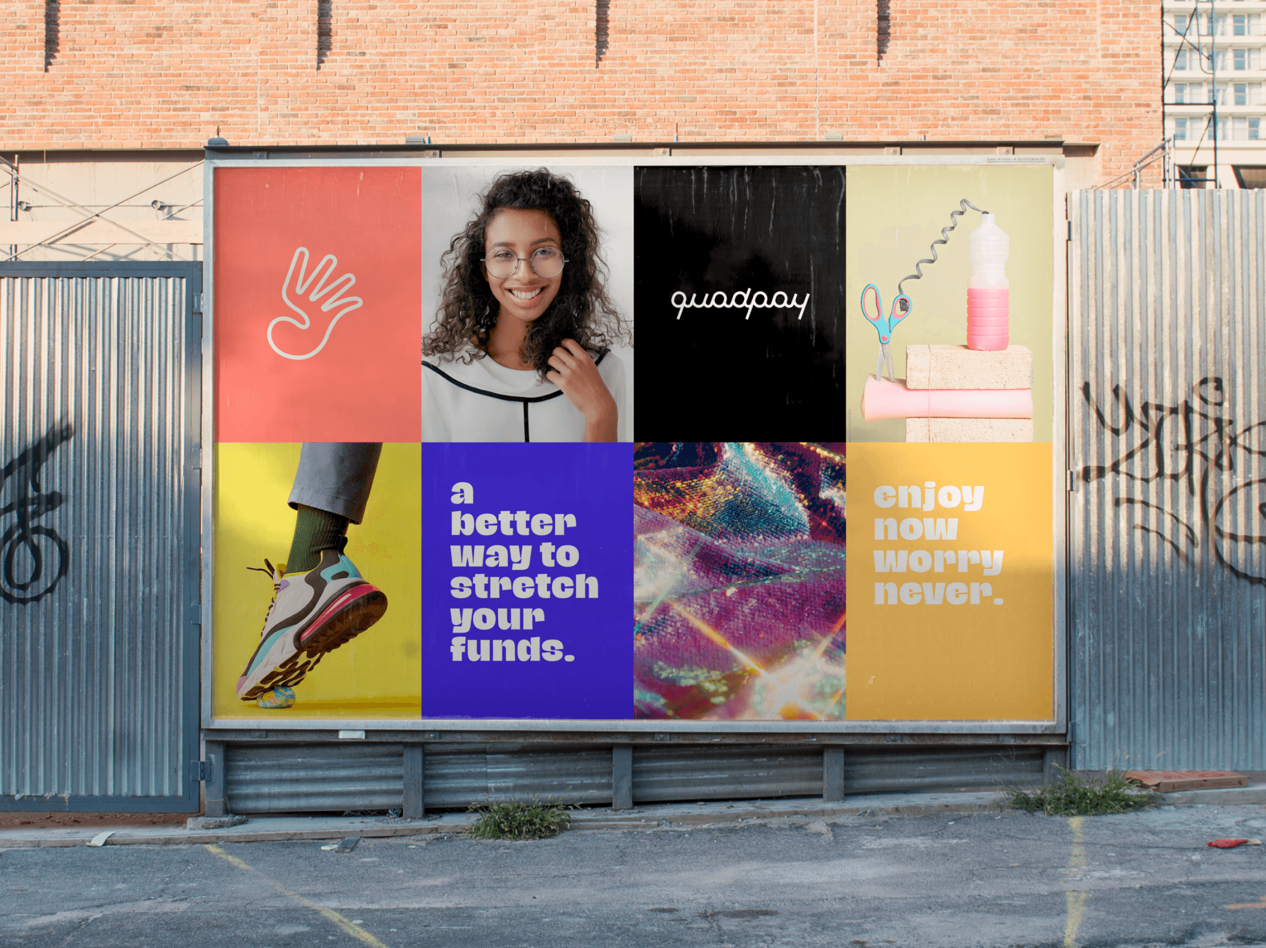 QuadPay product mockups