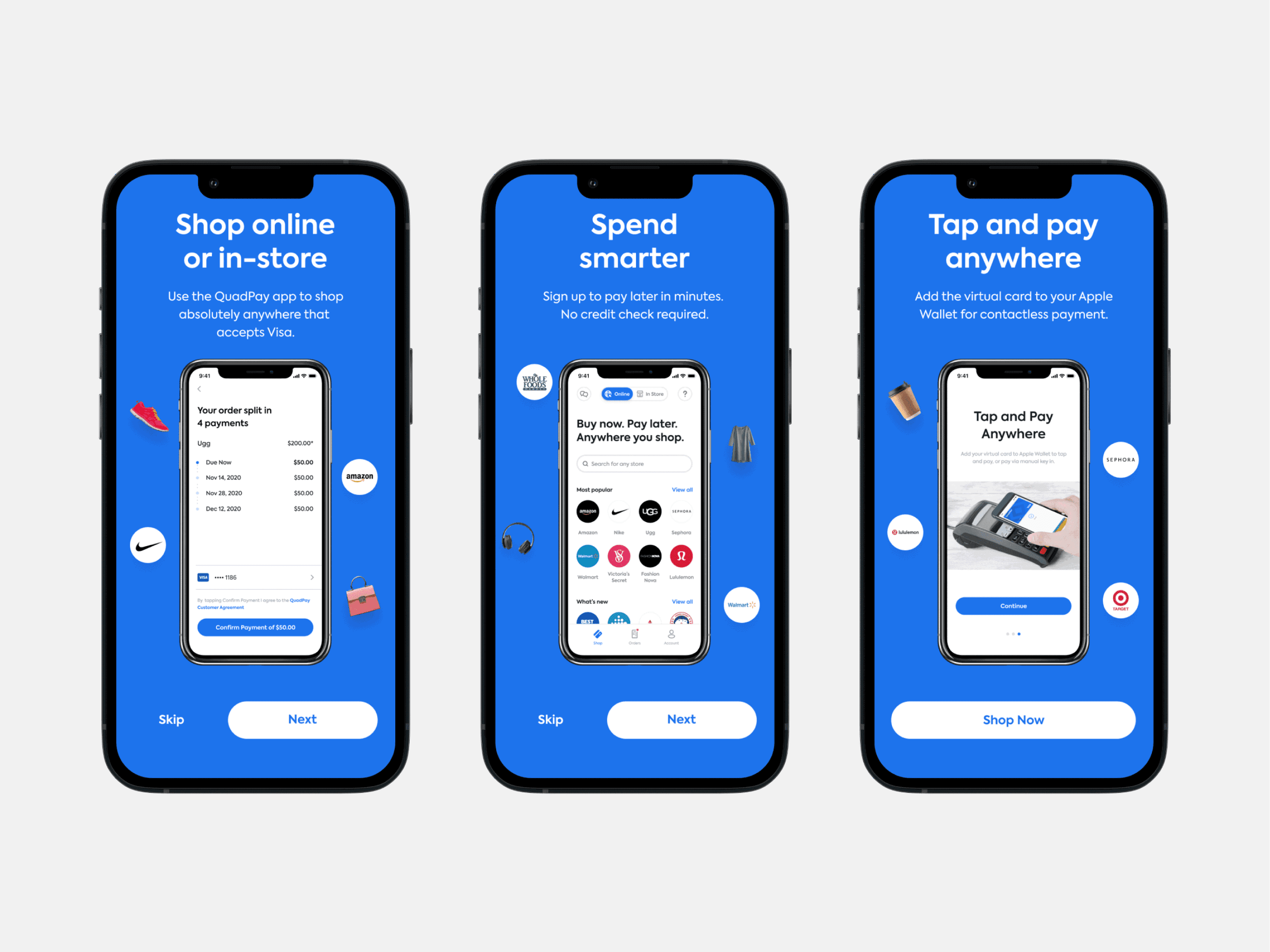 QuadPay app exploration